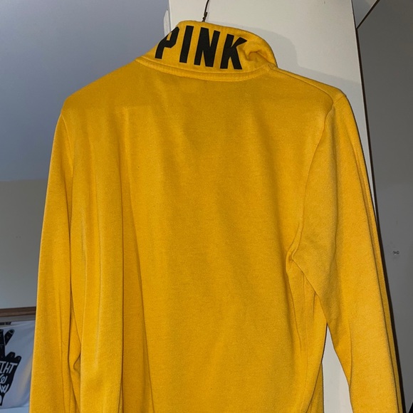 Yellow Victoria Secret PINK Quarterzip - Picture 4 of 4